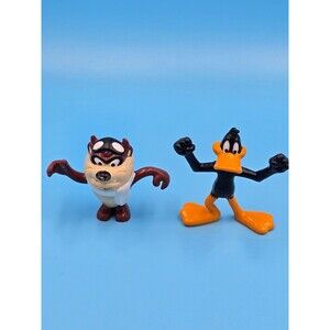 Vintage Daffy Duck and Taz Figures